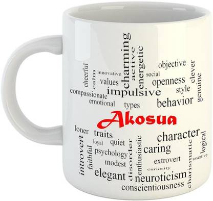 EMERALD Good Personality for Akosua Ceramic Coffee Mug