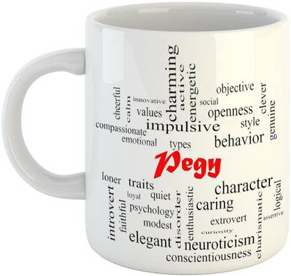 EMERALD Good Personality for Pegy Ceramic Coffee Mug