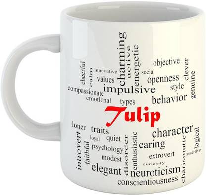 EMERALD Good Personality for Tulip Ceramic Coffee Mug