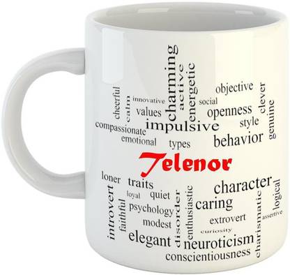 EMERALD Good Personality for Telenor Ceramic Coffee Mug