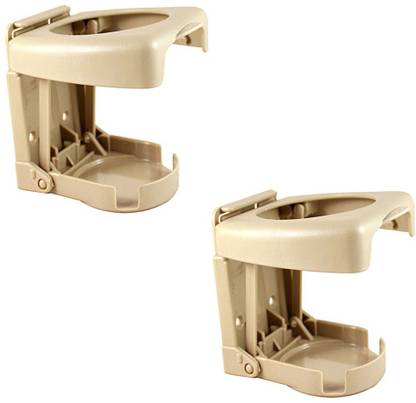 Speedwav Foldable Car Drink/Bottle Holder Set Of 2 BEIGE-Maruti Swift Dzire Old Car Bottle Holder