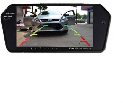 SHRIH 7 Inch Car Full HD Reverse Parking Screen With Bluetooth Camera Black LED