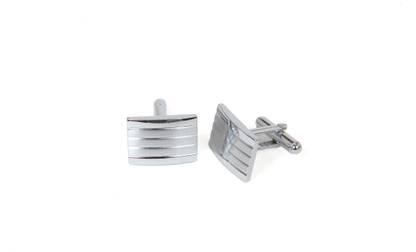 Hex Tie Metal Cufflink