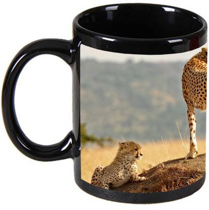 Muggies Magic cheetah Design E 106 Ceramic Coffee Mug