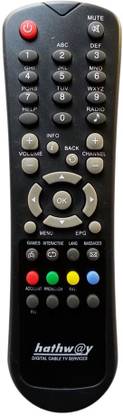 RR Hathway Set top Box CAS-21 Hathway Cable Tv Set Top Box Remote Controller