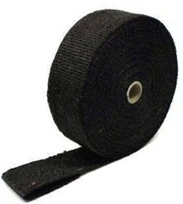 Enfield Works A&A Automobile Premium Silencer Wrap Bike Exhaust Wrap Heat Shield for bike Length-3 Mtr Black For Thunderbird 350cc Bike Exhaust Heat Shield