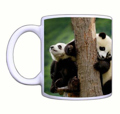 Muggies Magic panda pandas baer bears baby cute Ceramic Coffee Mug