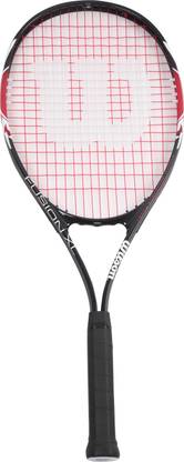 WILSON Fusion XL Red, Black Strung Tennis Racquet