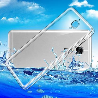 CASE CREATION Back Cover for OnePlus 3, OnePlus 3T 100% Transparent Flexible Soft Corner protection with TPU Slim Back Case Back Cover (Clear Finish )