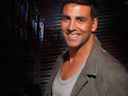 akshay kumar smile poster Paper Print