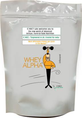 OMG Labs OMG LABS 100% Organic Grass-fed WHEY ALPHA - 85% Protein (Unsweetened Hydrolysed Whey) 2 Kg Whey Protein