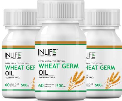 INLIFE Wheat Germ Oil Capsules(3-Pack)