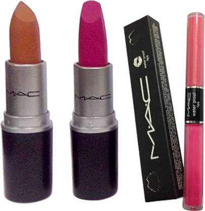 M.A.C Lipstick Fresh Brew&Pinkpigeon With Two Sided Gloss