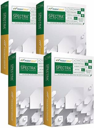 SPECTRA Set of 4 A4 Size Papers Unruled A4 75 gsm A4 paper