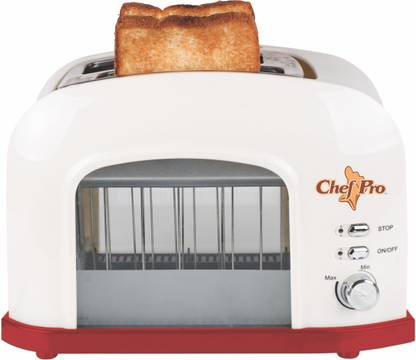 Chef Pro Toast Lift Transparent 750 W Pop Up Toaster