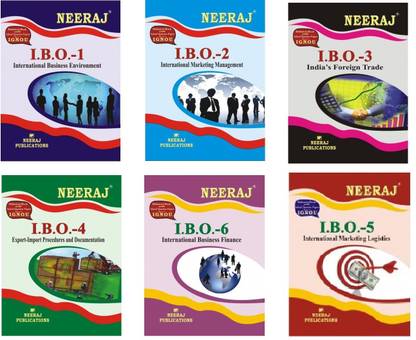 IGNOU M.Com 1st Year Combo Of Six Books IBO1,IBO2,IBO3,IBO4,IBO5,IBO6 Including Solved Question Papers