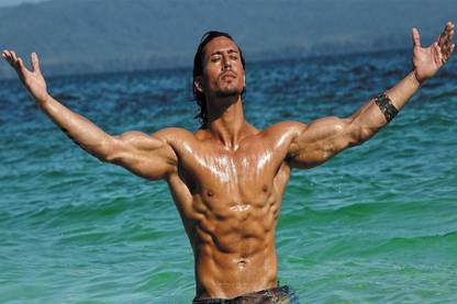Tiger Shroff Body Builder Paper Print