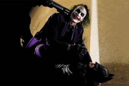 Joker kill batman Paper Print