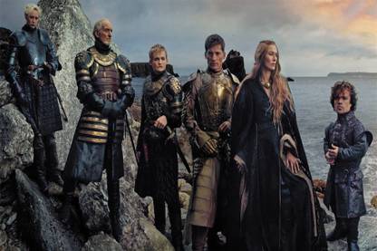 BikriKendra game of thrones cast Poster Paper Print