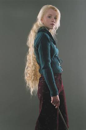 luna lovegood harry potter Paper Print