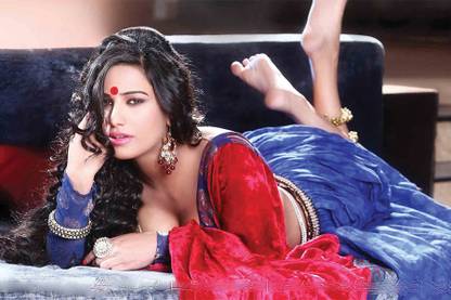 RadhaKripa poonam pandey Poster Paper Print