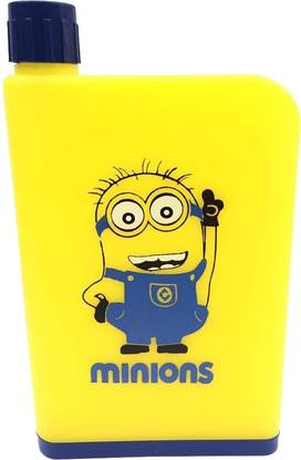 Tuelip NoteBook Water Bottle With a Cartoon Character Design Like Minion 380 ml