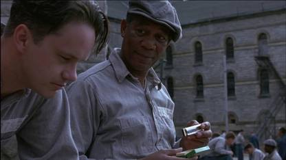 AnanyaDesigns Movie The Shawshank Redemption Morgan Freeman Ellis Boyd \'red\' Redding Tim Robbins Andy Dufresne The Shawshank Redemtion Wall Poster Paper Print