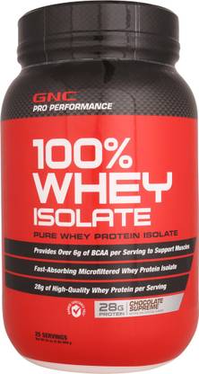 GNC Pro Performance Whey Isolate 28 Whey Protein