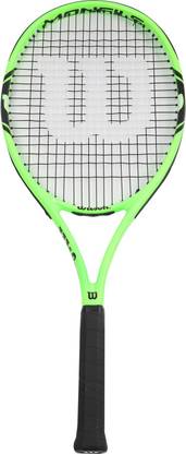 WILSON Monfils 100 Green, Black Strung Tennis Racquet - Buy WILSON ...