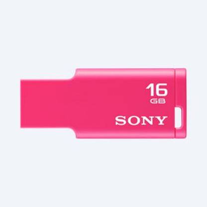 Blue Lotus Sony USB Flash Drive USM16GR Pink 16 GB Pen Drive Compatible with Desktop Computer, Audio Player, Laptop USB 2.0 Plastic Case
