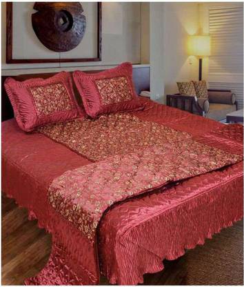 Chelsi Satin Double King Sized Bedding Set
