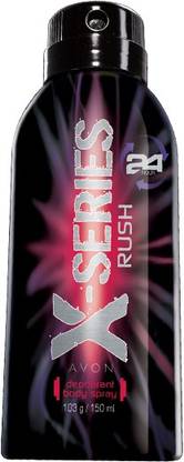 AVON AVON X SERIES RUSH Deodorant Spray  -  For Men & Women