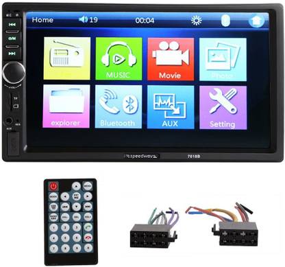 Speedwav Car 7018B Double Din HD Touch Screen Bluetooth USB For Swift All Models Car Stereo