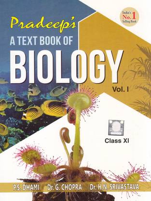 Pradeep A Test Book of Biology Class 11 Vol 1 & 2