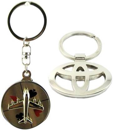 Alexus Aeroplane And Toyota Key Chain