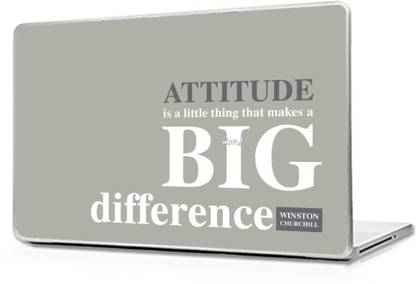 GLOBAL Motivational quotes for attitude Vinyl Laptop Skin Compatible for 12 inch