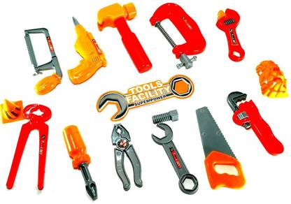 HALO NATION Engineering Tool Kit, Set Of 14 Tools Types for Kids