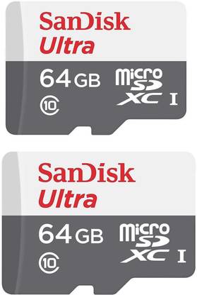 SanDisk 54856 64 GB COMBO Ultra 64 GB MicroSDHC Class 10 48 MB/s  Memory Card Compatible with Mobile