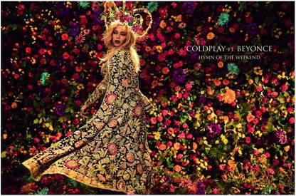 Coldplay ft Beyonce 'Hymn For The Weekend' Poster Paper Print