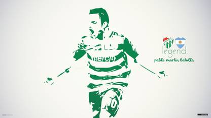 BeLucky Wall Poster -Pablo-Martin-Batalla-Batalla-Argentina-Bursaspor-footballers-vectors Paper Print