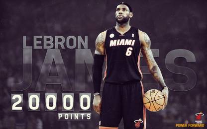 BeLucky Wall Poster lebron-james-nba-basketball-player-sports-miami-heat-ball-tattoos-single-legend Paper Print