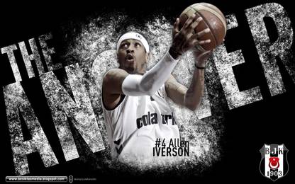 BeLucky Wall Poster Allen-Iverson-basketball-Besiktas-J.K.Turkey Paper Print