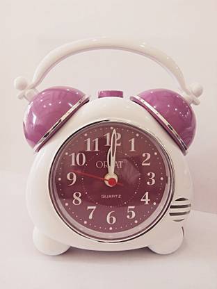 ORPAT Analog Red, White Clock