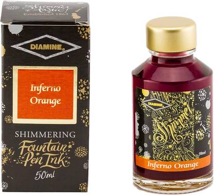 DIAMINE INFERNO ORANGE SHIMMER 50 ML Ink Bottle