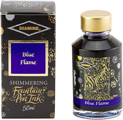 DIAMINE BLUE FLAME SHIMMER 50 ML Ink Bottle
