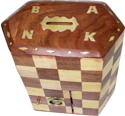 Wooden Art & Toys atc Coin Bank