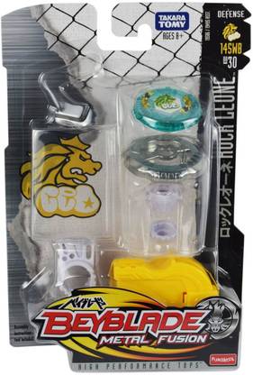 FUNSKOOL Beyblade Metal Fusion, BB-30 Rock Leone 145WB Battle Top, Defence Type-TAKARA TOMY