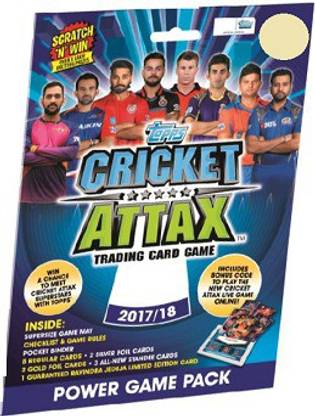 topps india CRICKET ATTAX 2017/18 POWER GAME PACK