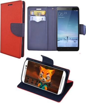 COVERNEW Flip Cover for Micromax Canvas Spark Q380 OG Fancy Flip Cover 2413