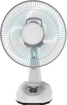 Montex AC/DC 12'' Rechargeable with 1 Year Warranty Table Fan